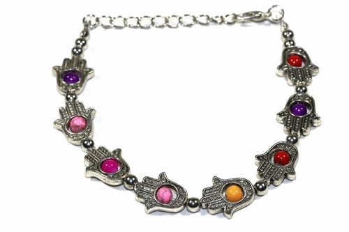 Bracelet main de Fatma — perles colorées – Fidussia (2)