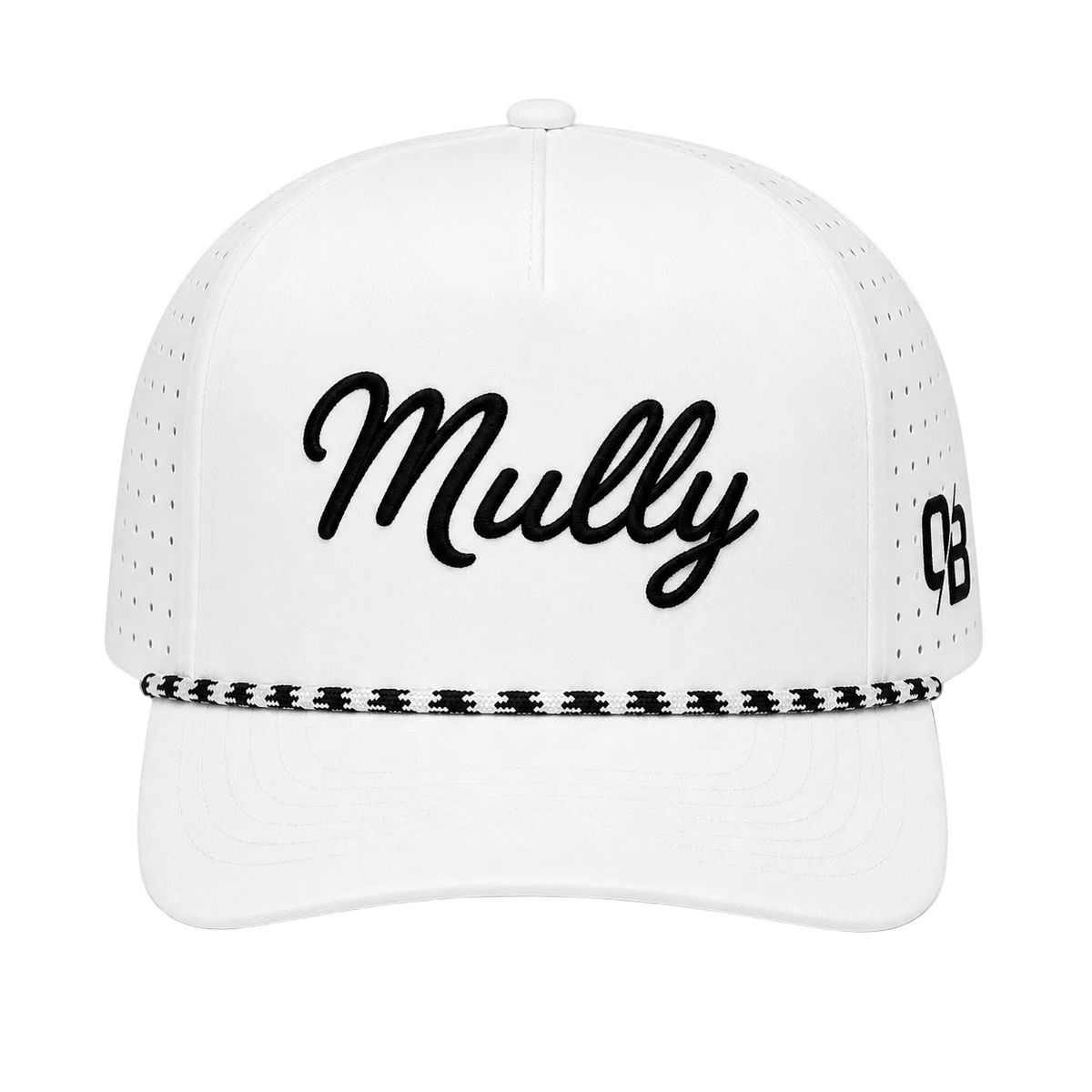 Casquette snapback — broderie Mully (blanche)