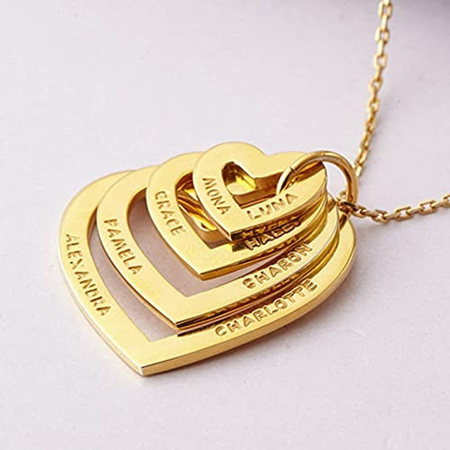 Collier cœur grand-maman — personnalisable – Fidussia (5)