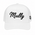 Casquette snapback — broderie Mully (blanche)