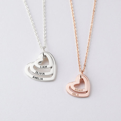 Collier cœur grand-maman — personnalisable – Fidussia (3)