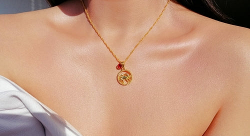 Collier zodiaque — pierre de naissance – Fidussia (2)