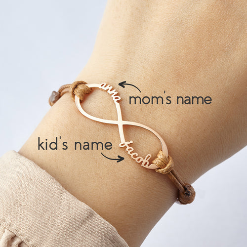 Bracelet maman infini — prénoms – Fidussia
