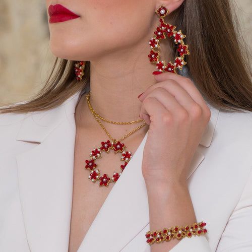 Boucles Granata — dentelle chiacchierino – Fidussia (4)