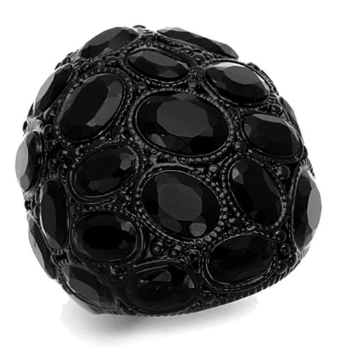Bague ruthénium — pierre noire – Fidussia (3)